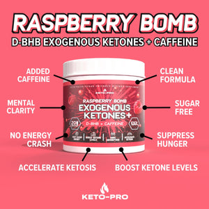 Raspberry Bomb D-BHB Exogenous Ketones