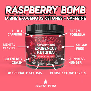 Raspberry Bomb D-BHB Exogenous Ketones