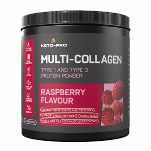 Raspberry Keto Multi-Collagen Type 1 and Type 3
