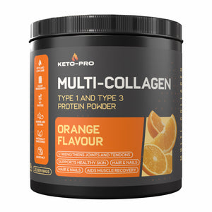 Orange Keto Multi-Collagen Type 1 and Type 3