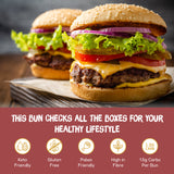 Low Carb Burger Buns - Made with Olive Oil