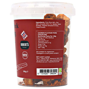 Pork Crackling 100g - Chorizo