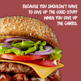 Low Carb Burger Buns - Made with Olive Oil