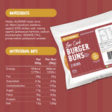 Low Carb Burger Buns - Made with Olive Oil