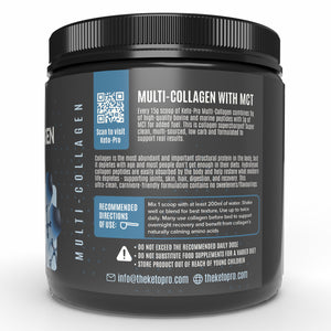 Unflavoured Keto Multi-Collagen Type 1 and Type 3