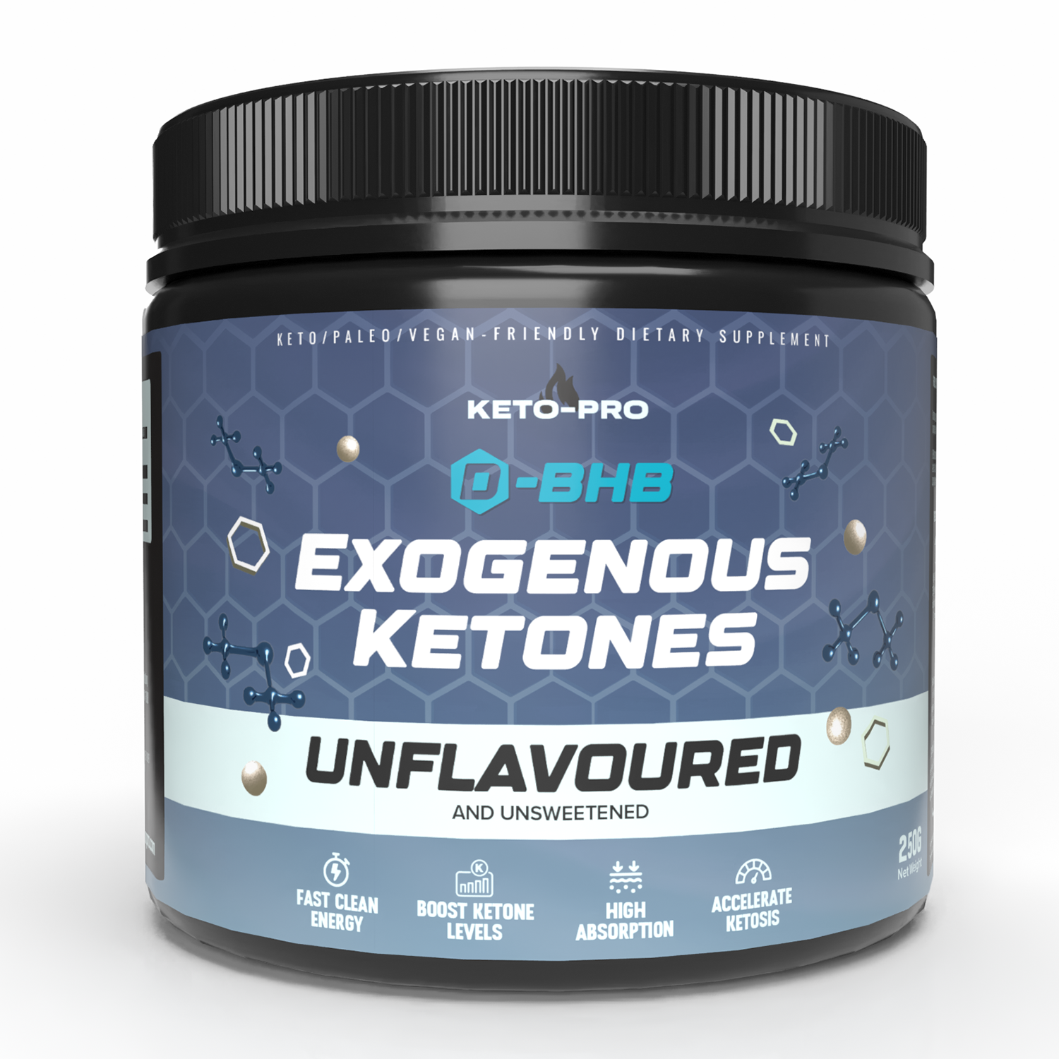 Unflavoured D-BHB Exogenous Ketones