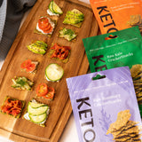 Keto Raw Rosemary Crackers