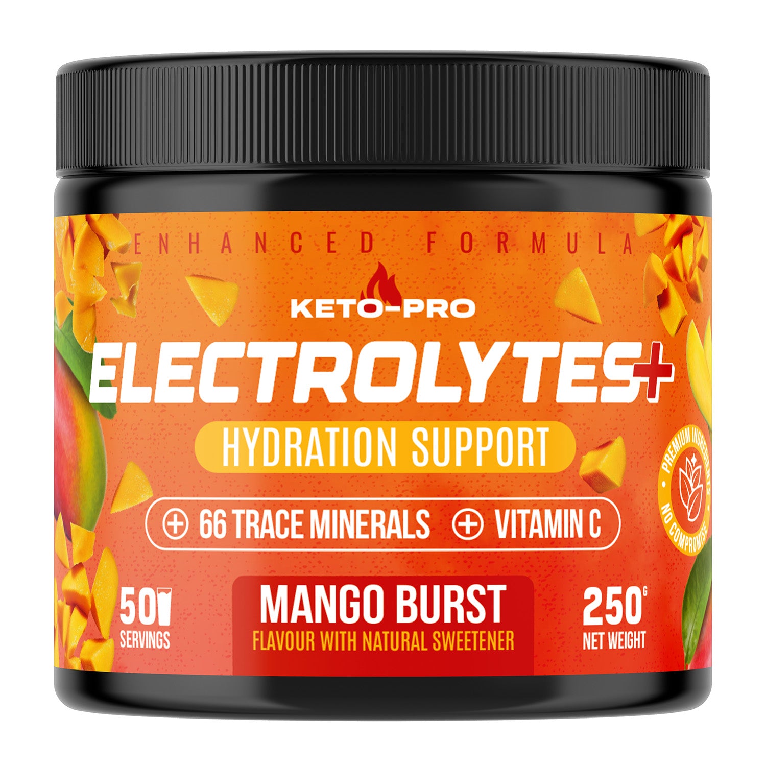 Electrolytes+  Mango Burst - 250g (NEW FORMULATION)