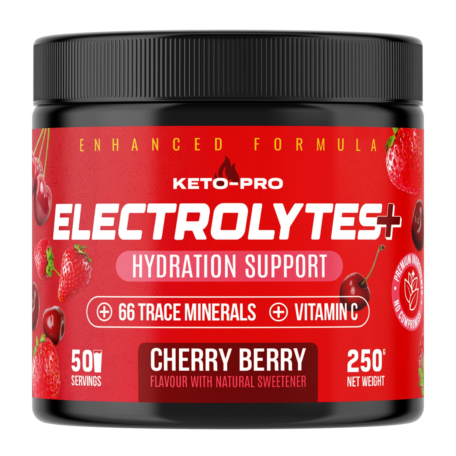 Electrolytes+  Cherry Berry - 250g (NEW FORMULATION)