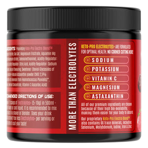 Keto Electrolytes PLUS - Cherry Berry - 250g