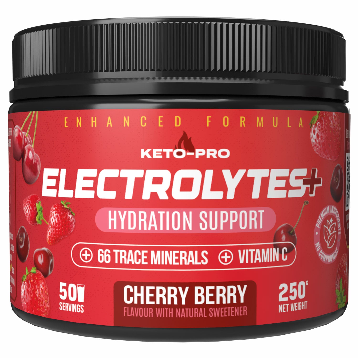 Electrolytes+  Cherry Berry - 250g (NEW FORMULATION)