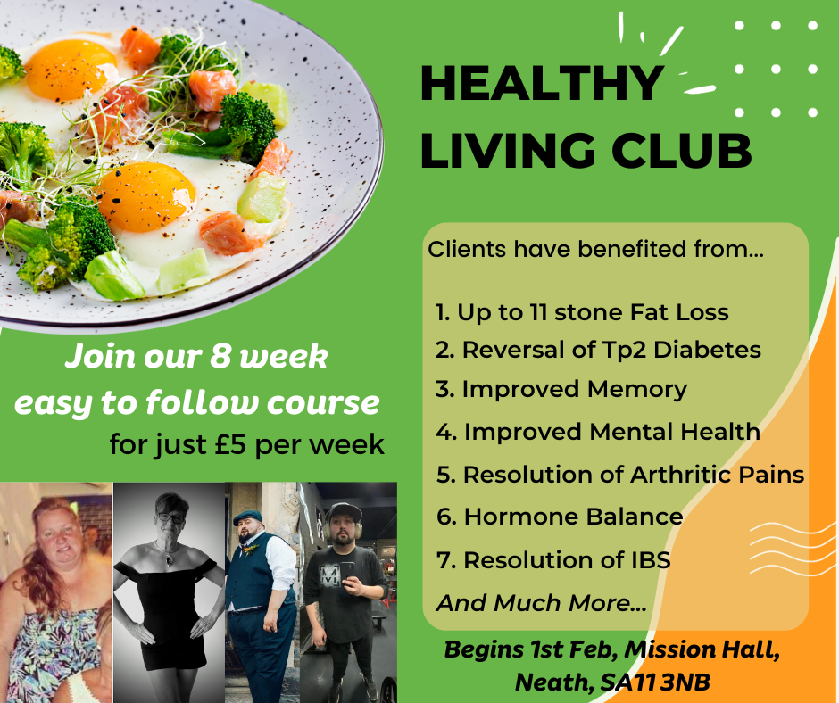 Healthy Living & Weight Loss Club - 8 Weeks - 1st Feb - 21st March 2024
