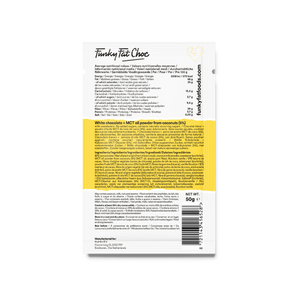 Funky Fat Choc White + Bourbon Vanilla