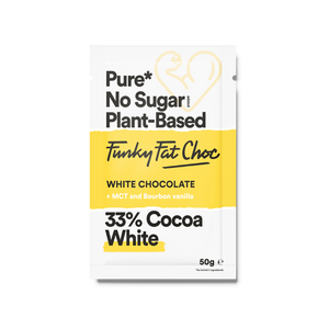 Funky Fat Choc White + Bourbon Vanilla