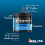 Keto Electrolytes - Unflavoured - 250g