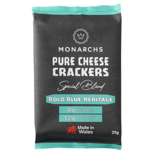 Monarchs Pure Cheese Crackers - Bold Blue Heritage