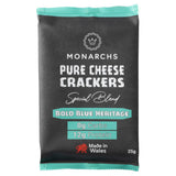 Monarchs Pure Cheese Crackers - Bold Blue Heritage