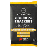 Monarchs Pure Cheese Crackers - Original Tangy Cheddar