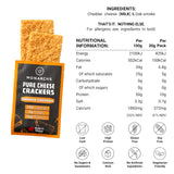 Monarchs Pure Cheese Crackers - Smoked Cheddar