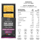 Monarchs Pure Cheese Crackers - Strong Aged Cheddar