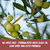 Low Carb Burger Buns - Made with Olive Oil