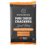 Monarchs Pure Cheese Crackers - Smoky Red Reserve
