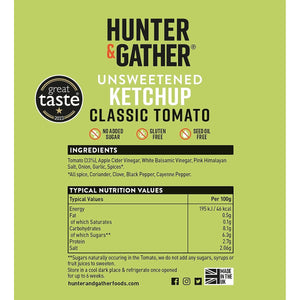 Unsweetened Classic Tomato Ketchup