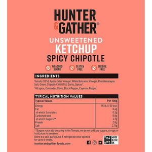 Unsweetened Spicy Chipotle Ketchup