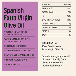Spanish Extra Virgin Olive Oil Squeezy 750ml
