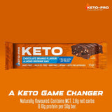 Chocolate Orange - Almond Brownie Keto Bars 2.8G Net Carbs Per 50G Bar Sweetener Free And Bites