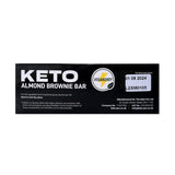 Chocolate Orange - Almond Brownie Keto Bar 2.8G Net Carbs Per 50G Bar Bars And Bites
