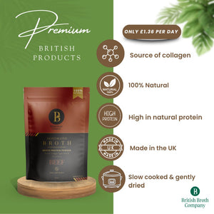 Beef Broth - Bovine Collagen Type I & III