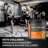 Orange Keto Multi-Collagen Type 1 and Type 3