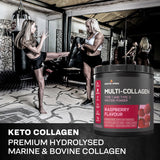 Raspberry Keto Multi-Collagen Type 1 and Type 3