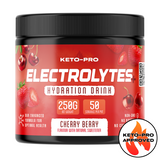 Keto Electrolytes PLUS - Cherry Berry - 250g
