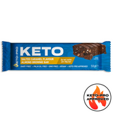 Salted Caramel - Almond Brownie Keto Bars - 2g Net Carbs per 50g Bar - SWEETENER FREE