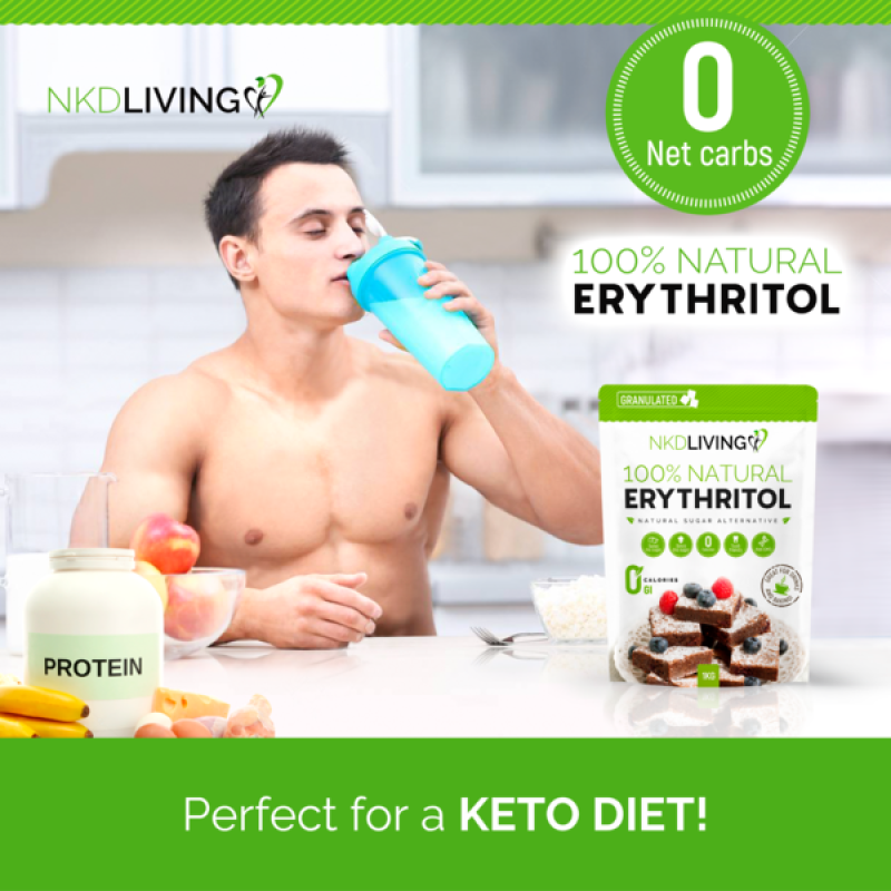 Erythritol 3kg - ZERO Calorie 100% Natural Sugar Replacement
