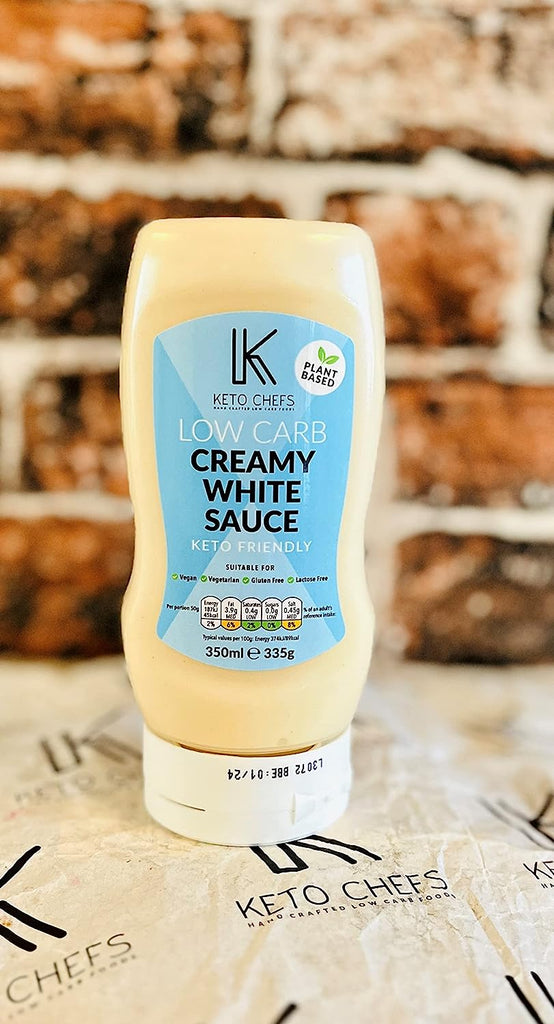 Keto Chefs Low Cream White Sauce, Plant Based & Allergen Free 350 ml