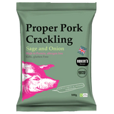 Pork Crackling 100g - Sage & Onion