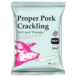 Pork Crackling - Salt & Vinegar - 100g bag
