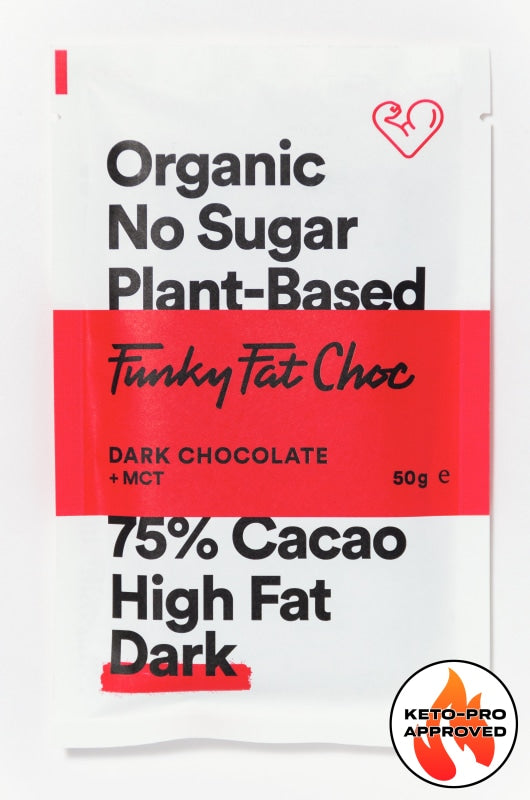 Funky Fat Choc Dark Keto Cacao Foods Dark