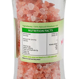 Himalayan Pink Salt In An Adjustable Refillable Grinder - 200G