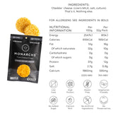 Monarchs Pure Cheese Crisps Strong Vintage 32G. Keto Cheesy Snacks