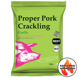 Pork Crackling 100g - Garlic