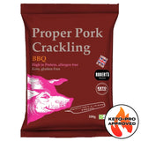 Pork Crackling - BBQ - 100g bag
